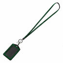 Rhinestone Bling Crystal Custom Lanyard Vertical ID Badge Holder (Dark Gree