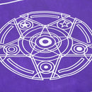 1pc 49*49cm Tarot game tablecloth non-woven material board game purple color FT