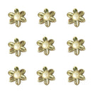 10Pcs Flower Rivet Stud Screw for Wallet Coat Jeans Bags Accessories