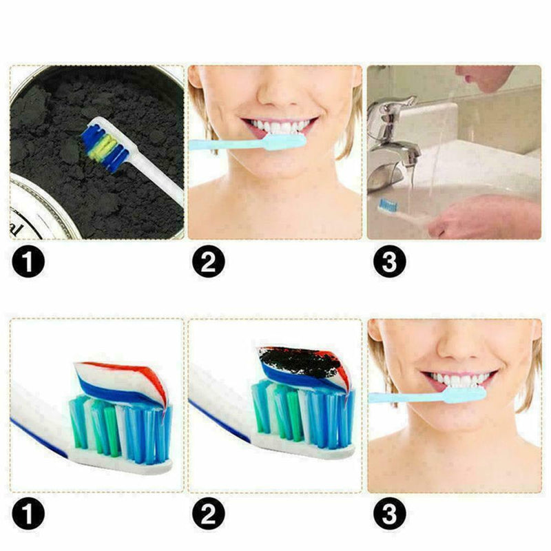 100% natural organic activated carbon tooth cleaning tooth whitening powder L5V4