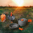 Hewolf Outdoor Cookware Pot Wild Pot Cookware Cookware Set 2-3 Cookware Set