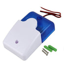 Mini Wired Strobe Warning Siren Durable Dc 12V Sound Alarm Flashing Light S Y7D7