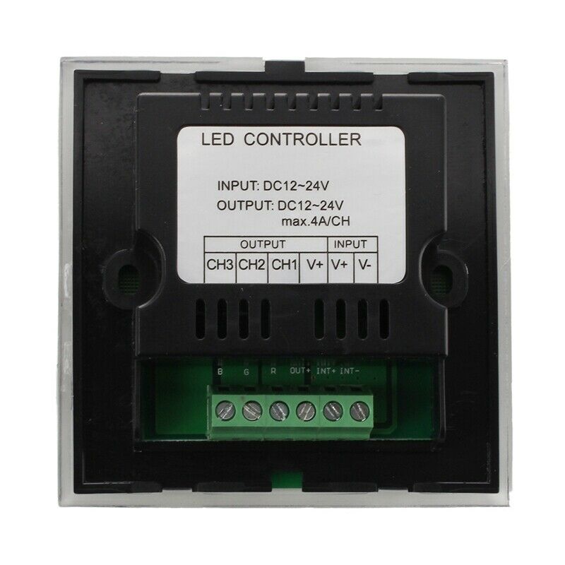 LED Controller Installation Glass Design Control Panel Dimmer Switch A4S3
