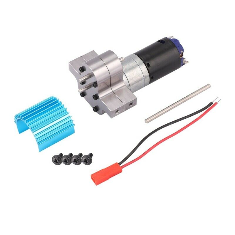 1 Set Gearbox Transmission Case with 370 Brush Motor Anodizing Treatment fo