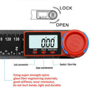 2in1 Digital Protractor Angle Finder Ruler Crown Trim Woodworking 7" 200mm 2019