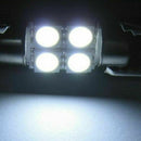 10x 5050 31mm 4SMD Car RV Interior Dome Festoon White LED Light Bulbs Lamp DC12V