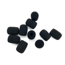 10pcs 30mm Soft Elastic Sponge Microphone Head Cover for Headset Sleeve Mic A