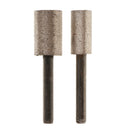 2Pcs Diamond Grinding Head Diamond Mounted Point Set Grinding Rotary Bit East to