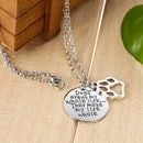 Dogs aren't My Whole Life I Ney Make My Life Whole Necklace