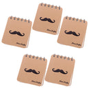 Lovely Exquisite Student Mustache Series Beard Notebooks Note Pad Diary Memo