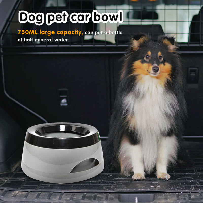 750ml Pet Dog Drinking Water Bowl Floating Cat Feeder Dispenser for Car