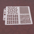 Reusable square Stencil Airbrush Art DIY Home Decor Scrapbooking Album Craft  %o