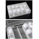 27mm Clear Coin Capsules Holder Cylinder Storage Box for Coin Collectors