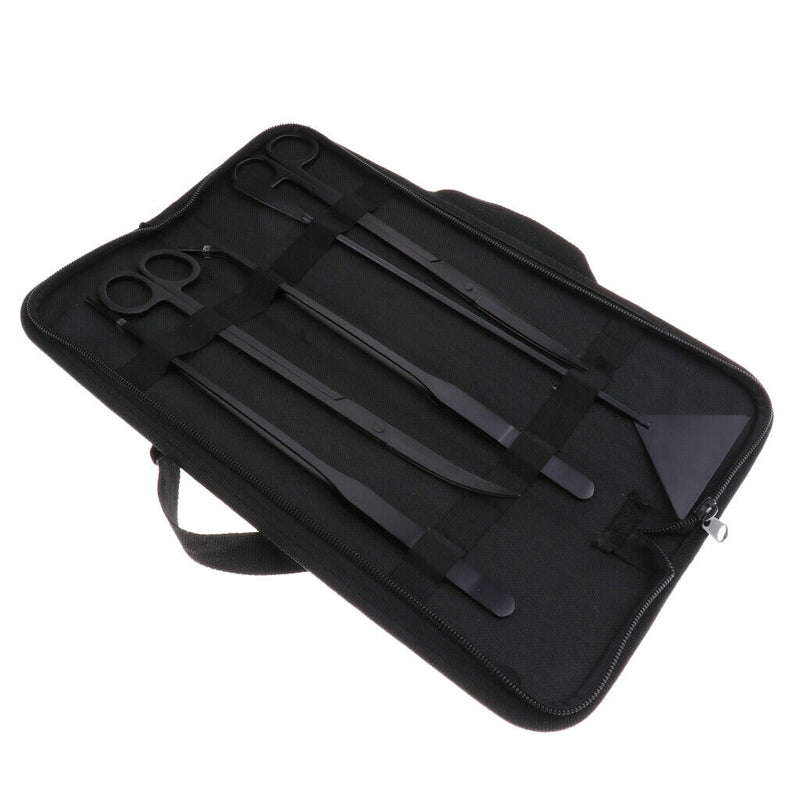 Aquatic Plant Aquarium Stainless Steel Tweezers Scissor Spatula Trimming Kit