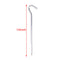 5 Pcs Alloy Tent Stakes Pegs Heavy Duty Nail Head 7.01inch Solid Steel Me %x