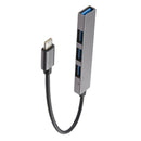 4 Port USB 3.1 Type C hub with a Free USB-C to USB-A Adapter for MacBook Pro and