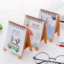 2020 Forest Animals Mini Desktop Paper Calendar  Daily Scheduler Table Plan JR