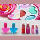 4x Set Cosmetic Girl Pretend Play Kit Strawberry Make Up Case Kids Gift Toys