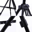 metal portable folding easel for painting with gym bag
