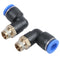 20 Pcs Quick Connectors Pneumatic Fittings 8mm x 1/8" PT Male Thread D5C9
