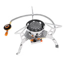 Ultralight Portable Outdoor Backpacking Camping Stove with Piezo Ignition for