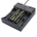 for AA/AAA 18650 18350 Ni-MH Li-ion/IMR LiitoKala Lii-402 4 Slot Battery Charger