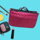 Portable Travel Toiletry Handbag Organizer Cosmetics Storage Pouch (Red) A