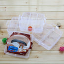 30 Slots 3 Tiers Makeup Organizer Jewelry Storage Box Toys Organizer Remova D4Q7