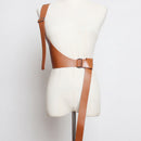 Pu Leather Strap Belt Brief Irregular Personality Girdle Women Fashion Tide
