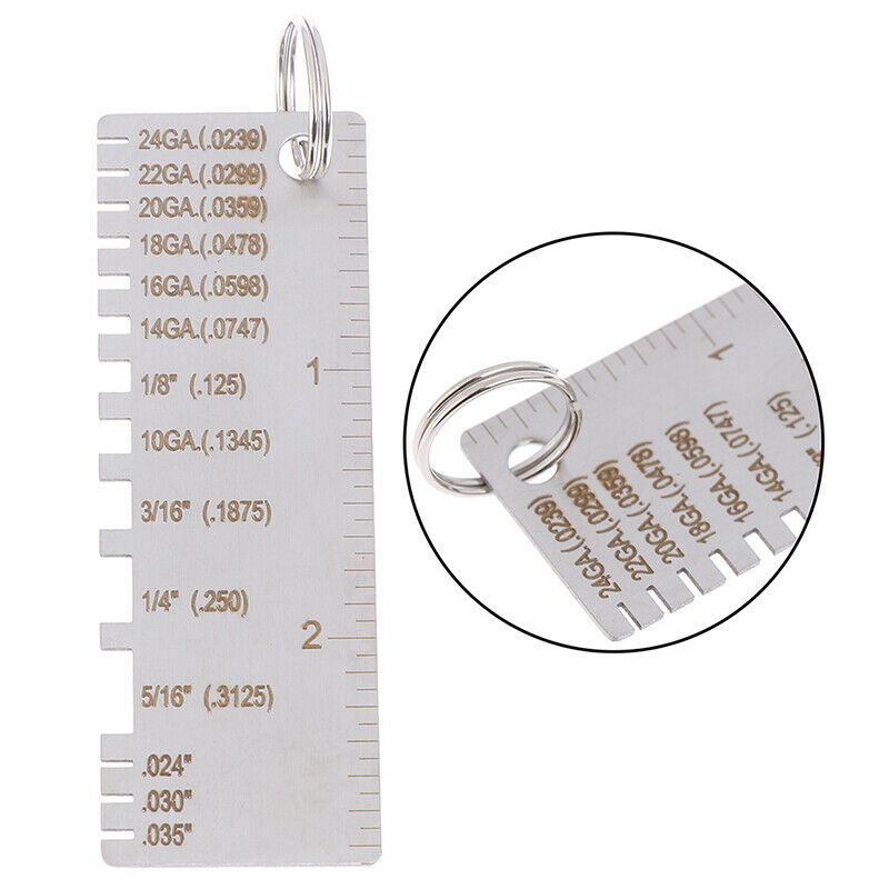 Metal Sheet Thickness Gauge Welding Gage Soldering Inspection Tools Welder  N Tw