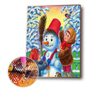 Full Round Drill Diamond Painting DIY Christmas Snowman Rhinestone Picture
