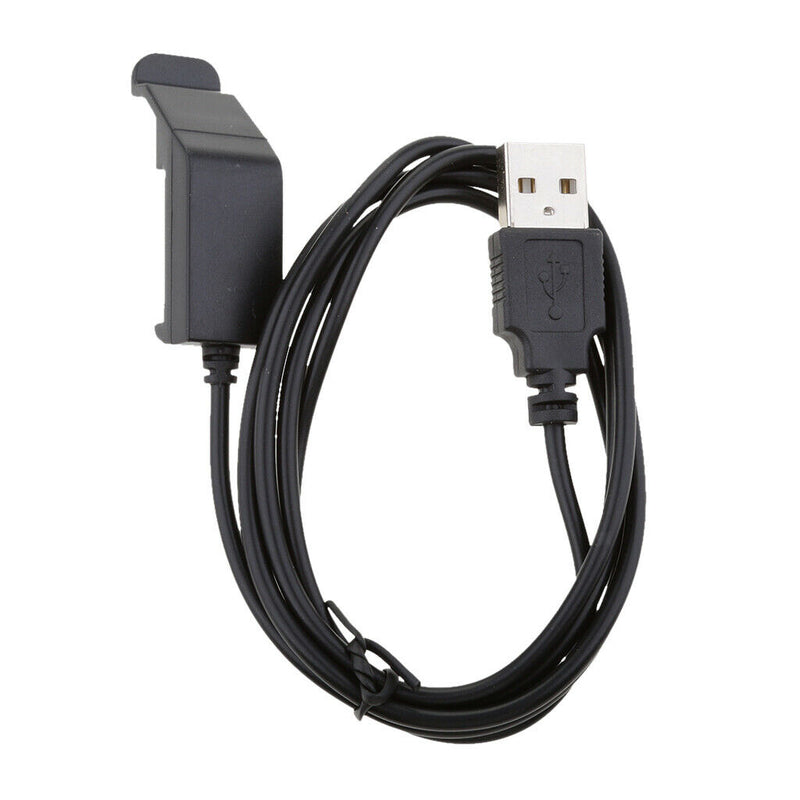 USB Charge Charging Data Clip Cable Replacement For Garmin Edge 20 25 Black