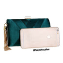 Tassel Fashion Ladies Clutch Bag Shoulder Handbags Female Party Wedding EvenB8Q5