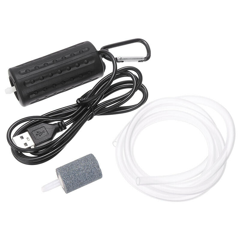 Ultra Silent Pocket USB Aquarium Fish Tank Air Pump Mute Energy Saving Oxygen