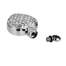 Crystal Heart Cremation Keepsake
