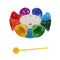 Colorful 8 Note Hand Percussion Bell Handbell for Children Music Education