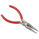Chain Nose Pliers w/ Ridged Jaws and Cutter Jewellery Tool - Red