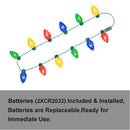 LED Christmas Lights Necklace Light Up Bulb Wedding Party Celebration Decor Lamp