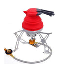 Portable Silicone Collapsible Tea Kettle Outdoor Camping Travel Kettle Fold J3Z6