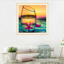5D DIY Full Drill Diamond Painting Cup Cross Stitch Embroidery Mosaic Kit A