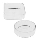 2 Pieces Shrimp Feed Plate Kitchen Accessories Comfortable Glass Material