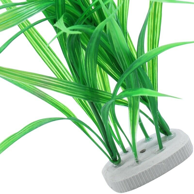 Plastic aquarium plant Green water grass decoration 39cm