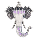 Fashion Wedding Bridal Crystal Enamel Animal Elephant Brooch Pin Jewelry Gifts