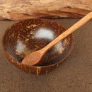 Eco-Friendly Organic Natural Coconut Shell Bowl Coconut Wood Tableware Spoon Set