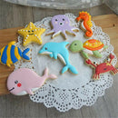 8pcs sea fish animals Cutter Sugarcraft Cake Decorating Cookies Pastry Molj