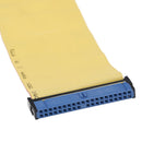 40 Pins 80 Wire PATA/EIDE/IDE Hard Drive DVD Ribbon Cable Yellow 40c OZ