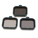 New For GoPro Hero 7 6 5 Camera Lens ND Filter Set ND4 ND8 ND16 Pack of 3