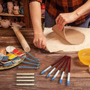 23pcs DIY Wood Handle Ceramics Modeling Clay Sculpting Pottery Carving Tool