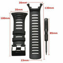 1x Soft Watch Strap Band Rubber Black Tool For Suunto Ambit2 S Ambit2 3 qwe