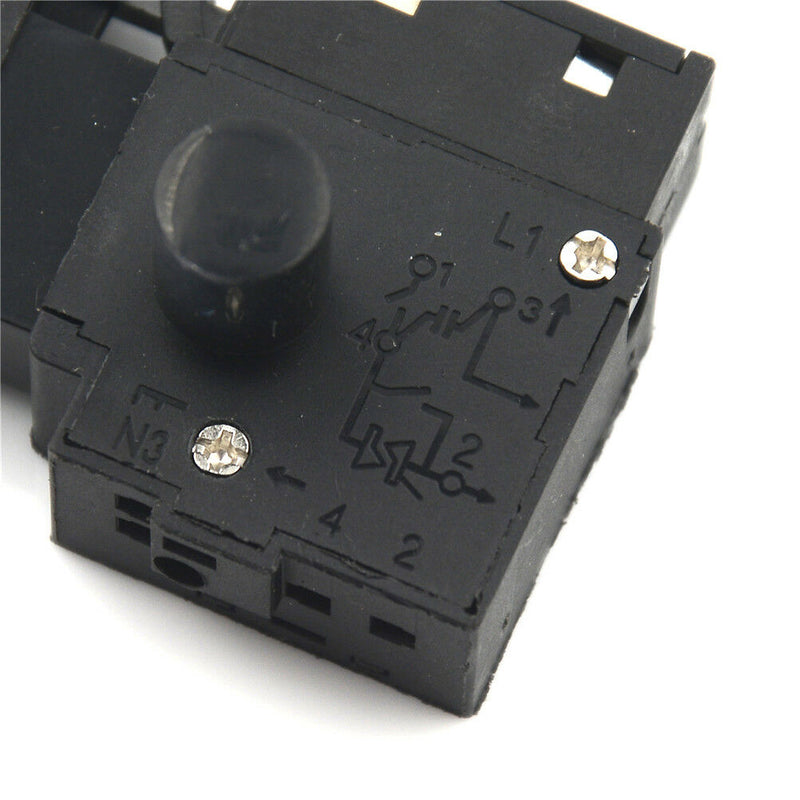 Lock on Power Tool Electric Drill Speed Control Trigger Button Switch Kw